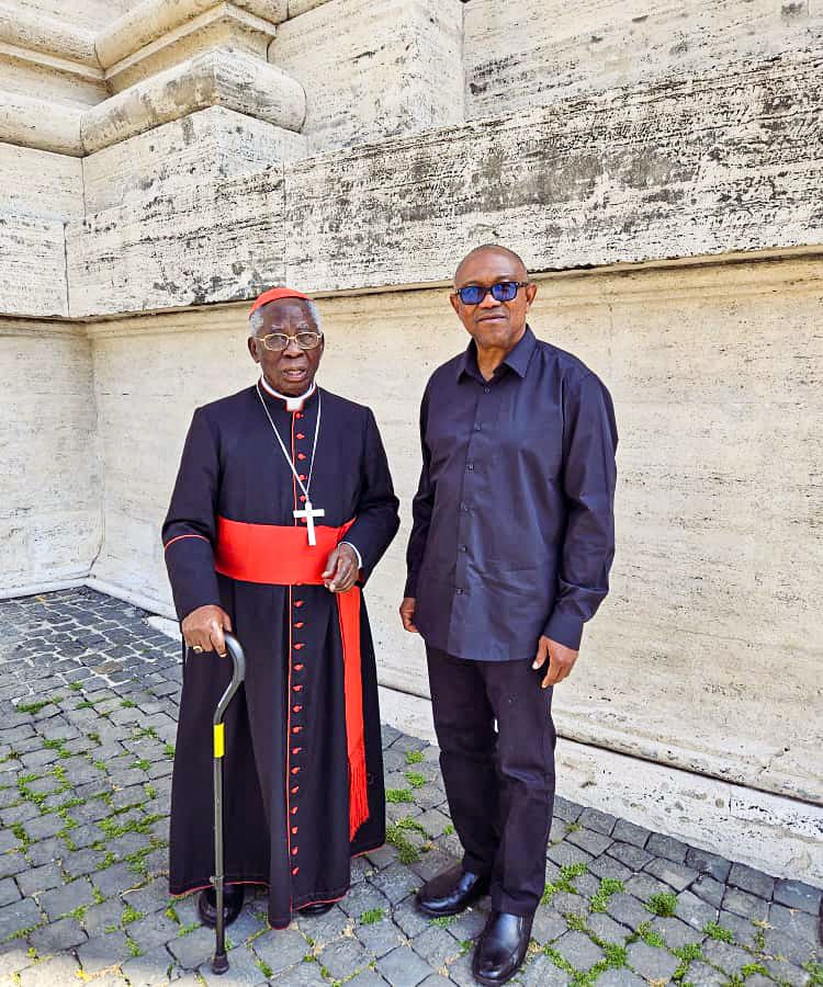 Peter Obi Attends Late Pope Francis’s Lying-in-State In Rome [Photos]