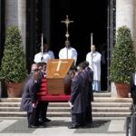Pope Francis’ Coffin Moved Back To Basilica After Funeral Mass [Photos]