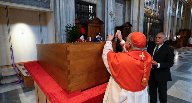 Pope Francis Buried At Santa Maria Maggiore Basilica In Rome