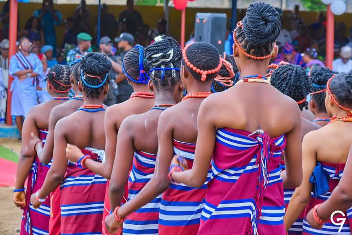 Kogi Community Holds Traditional Ceremony To Initiate 103 Virgin Girls Into Womanhood