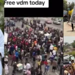 Nigerians Stages Protest In Abuja, Demands VeryDarkMan's Release By EFCC [Video]