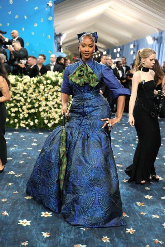 Photos Of Nigerian Stars Burna Boy, Tems, Ayra Starr, Chimamanda Adichie At 2025 MET Gala