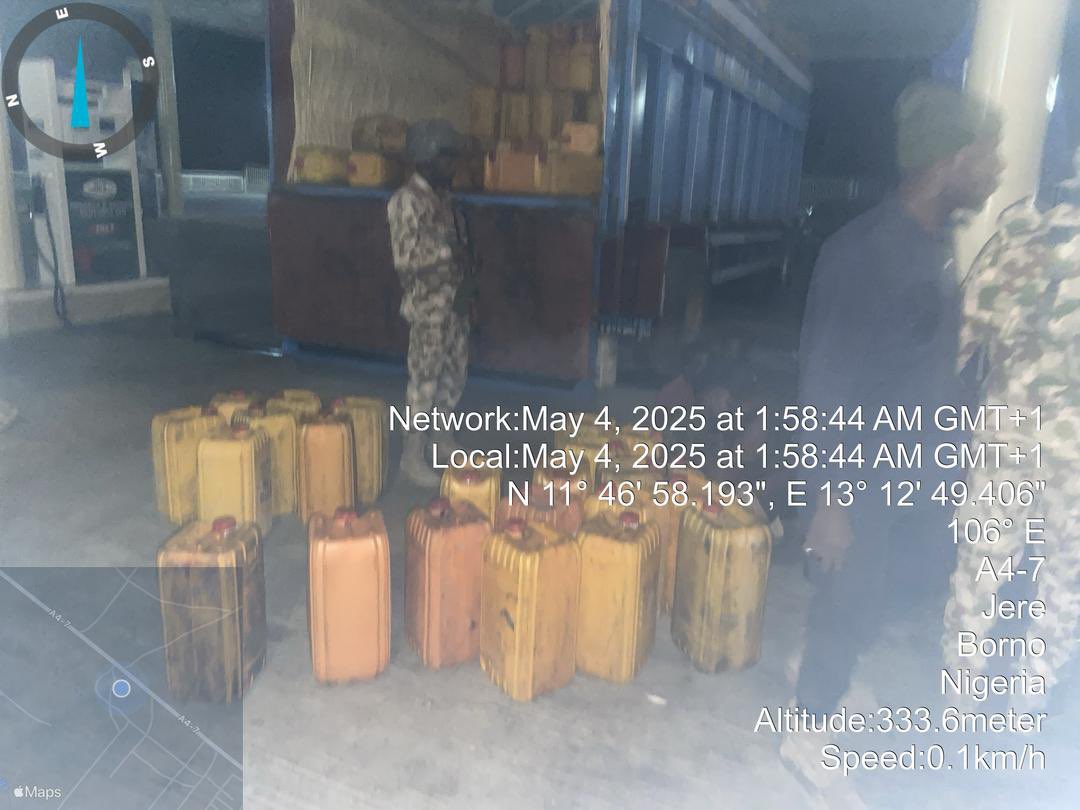 Soldiers Uncover Fuel Station Supplying Jerrycans Of Fuel To Boko Haram In Maiduguri