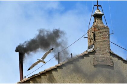 Second Black Smoke Rises As Cardinals Prepare For Another Vote To Elect New Pope
