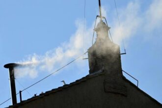 Cardinals Elect New Pope As White Smoke Rises Over Vatican