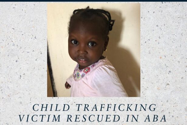 NAPTIP Rescues 2-Year-Old Trafficking Girl Sold For N100,000 In Aba