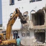 Lagos Government Demolishes Buildings At Megamond And Oval Estates In Eti-Osa