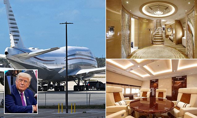 Trump Defends Qatari Royals' Gifting Him $400 Million Plane To Use As Air Force One 1 Trump Defends Qatari Royals' Gifting Him $400 Million Plane To Use As Air Force One