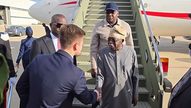 President Tinubu Arrives In Rome For Pope Leo XIV’s Inauguration