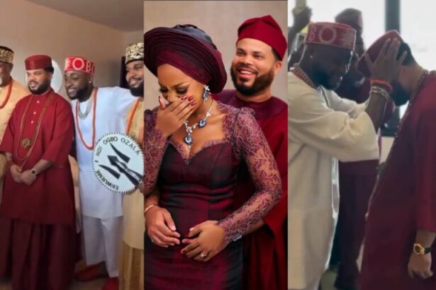 Davido Takes On Groomsman Role At Manager Asa Asika’s Traditional Wedding [Video]