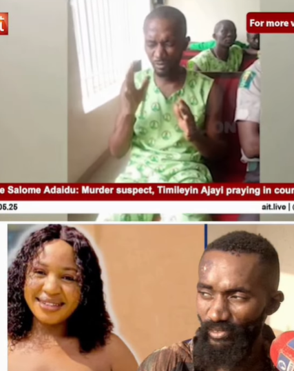 Timilehin Ajayi, Suspected Killer Of NYSC Member, Seen Praying In Court [Video]