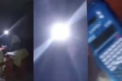 Outrage As Students Write WAEC Exam At Night Using Torchlight In Delta [Video]