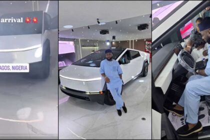 Israel DMW Reacts As Davido Takes Delivery Of His New Cybertruck [Video]
