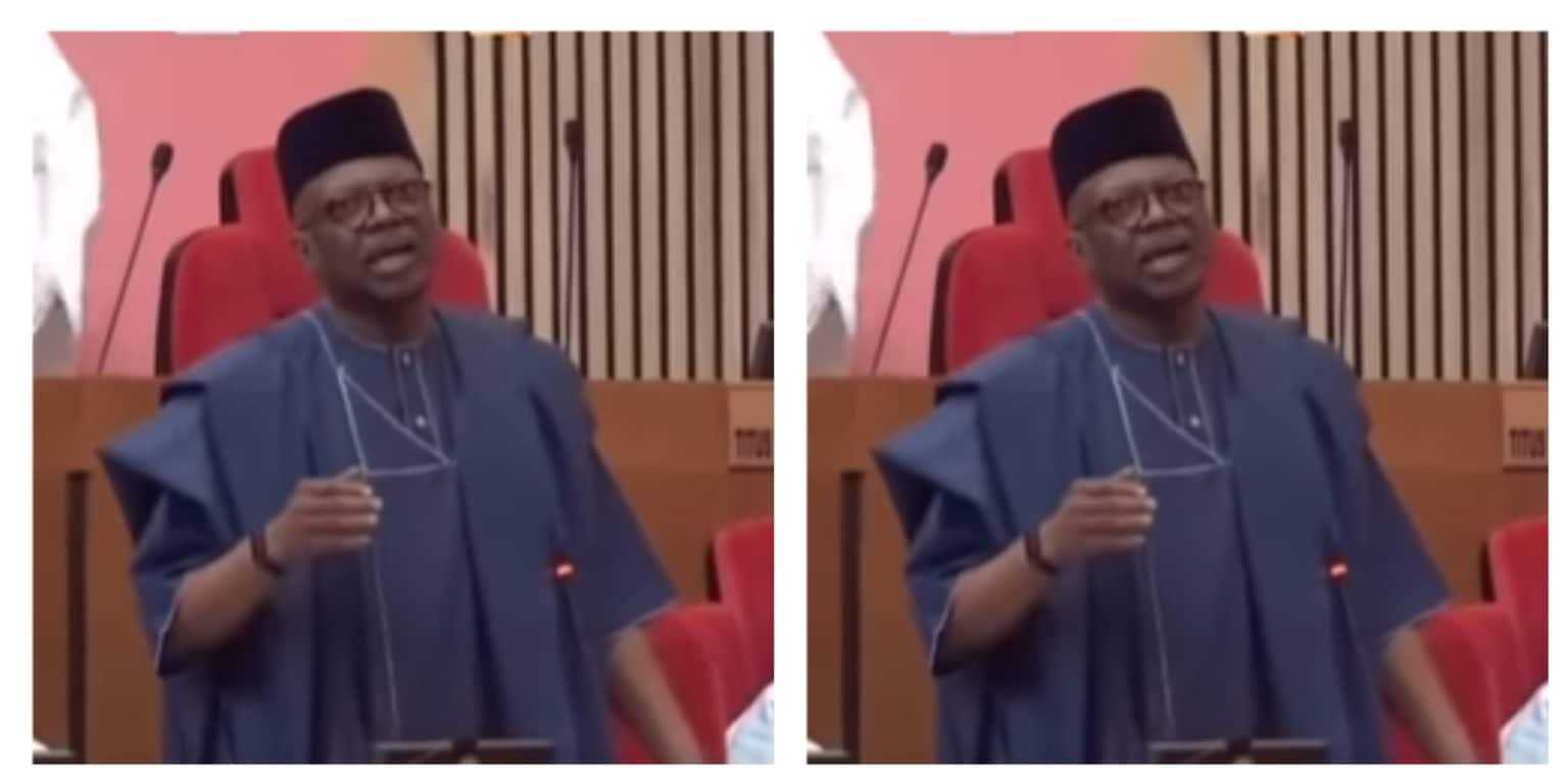 Reactions As Senator Sani Musa Struggles To Define ‘Harmonize’ At Senate Plenary [Video]