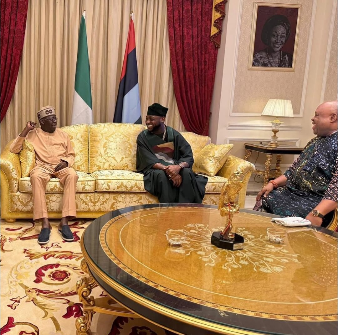 President Tinubu Hosts Davido With His Father Deji Adeleke And Governor Adeleke [Photos]