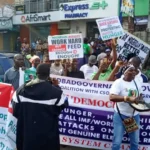 June 12: #EndBadGovernance Protest Begins In Lagos On Democracy Day [Photos]