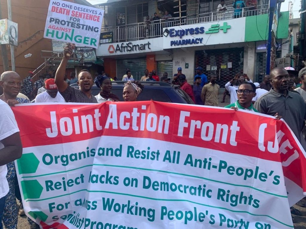 June 12: #EndBadGovernance Protest Begins In Lagos On Democracy Day [Photos]