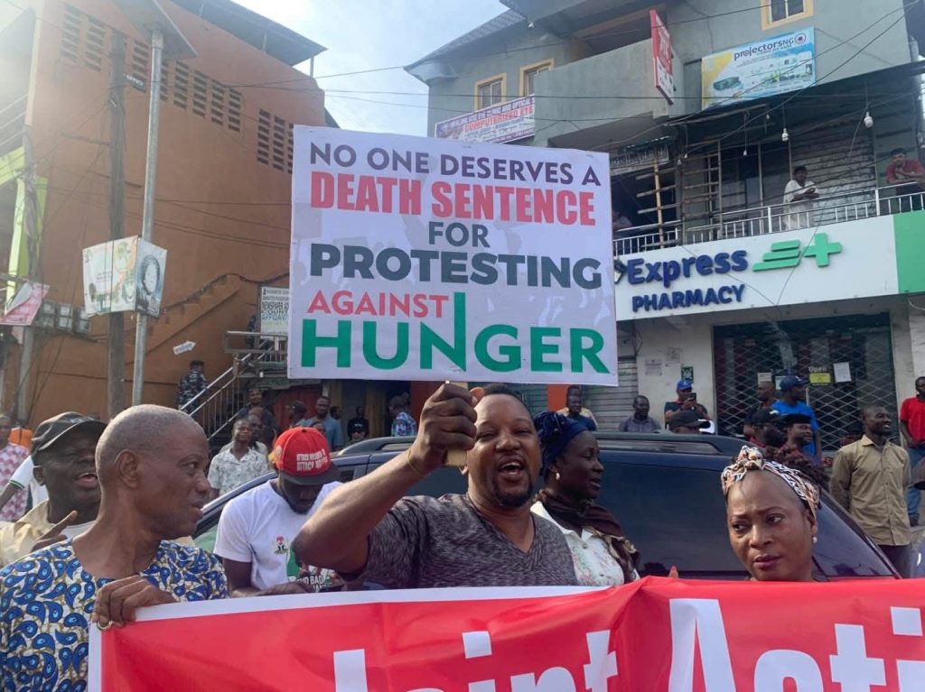 June 12: #EndBadGovernance Protest Begins In Lagos On Democracy Day [Photos]
