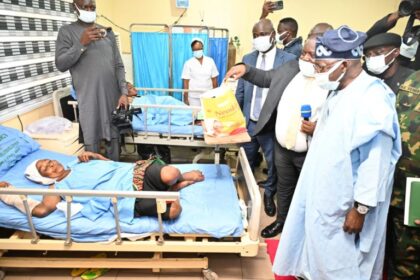 President Tinubu Visits Victims Of Benue Attack At Teaching Hospital [Photos]
