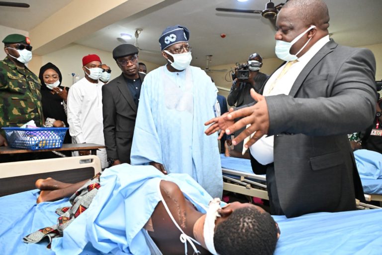President Tinubu Visits Victims Of Benue Attack At Teaching Hospital [Photos]