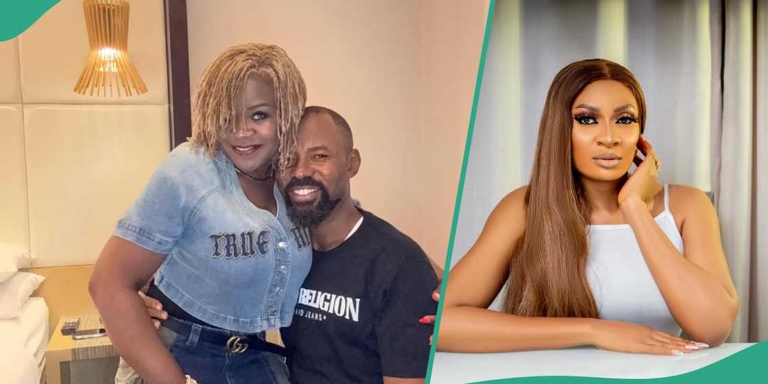 Linc Edochie’s New Wife, Yinka Releases May Edochie’s Phone Number To Fans