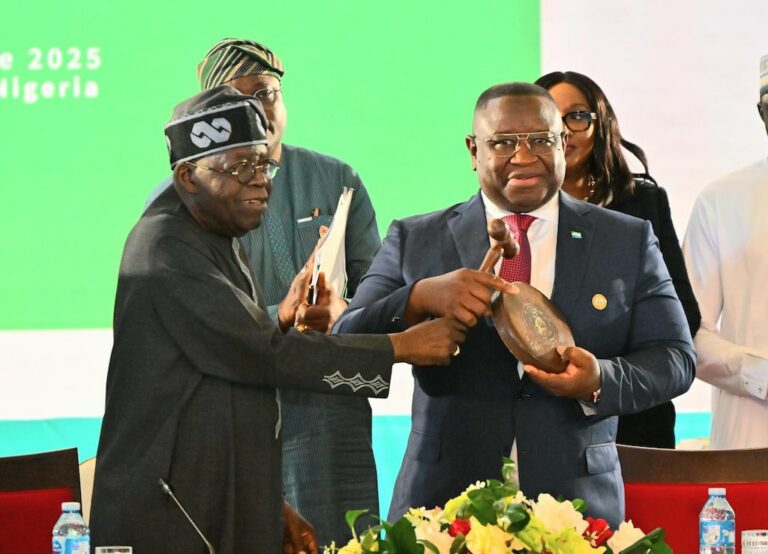 Sierra Leone President, Julius Maada Bio Takes Over ECOWAS Chairmanship From Tinubu