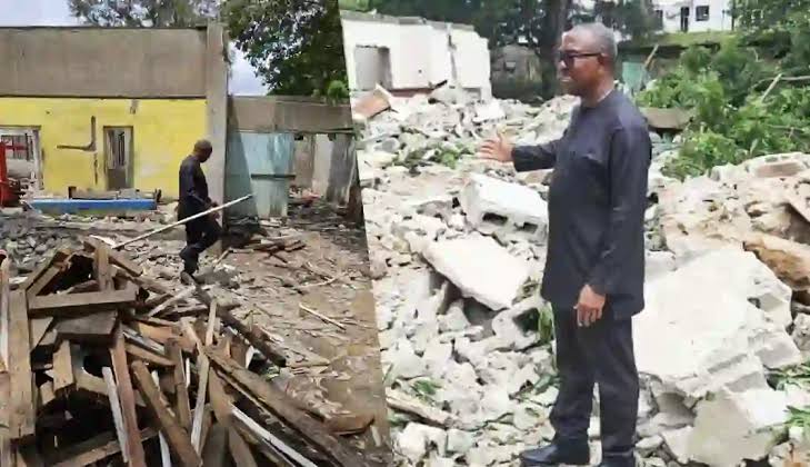 Peter Obi Laments After His Brother’s Property Was Demolished In Lagos Without Court Order 1 Peter Obi Laments After His Brother’s Property Was Demolished In Lagos Without Court Order