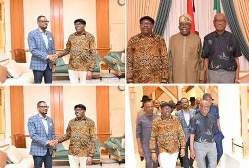 Tinubu Meets Fubara, Wike, Rivers Lawmakers Amid Political Tension [Photos] 14