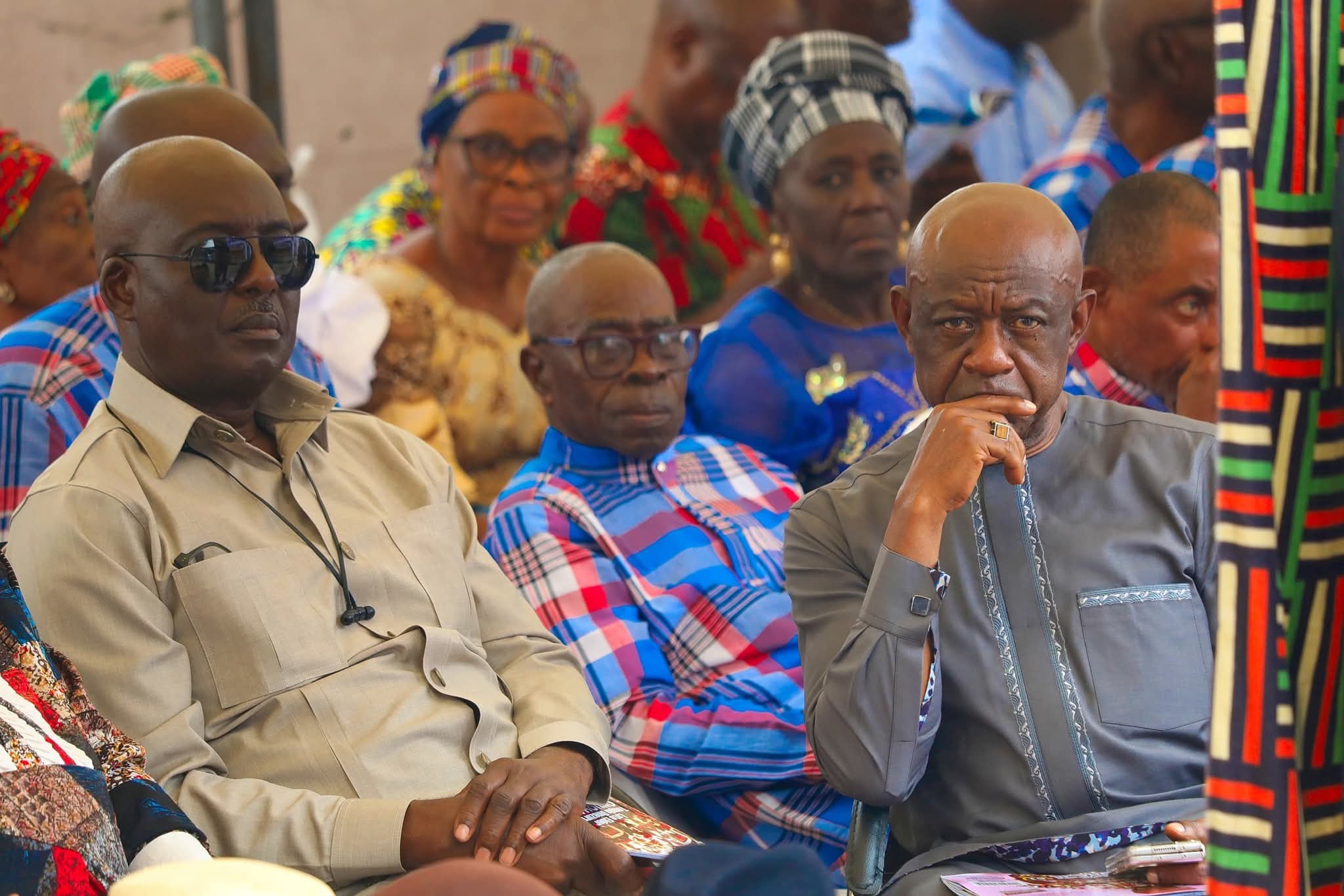 Fubara Attends Burial Of Wike’s Uncle In Rivers After Their Reconciliation [Photos]