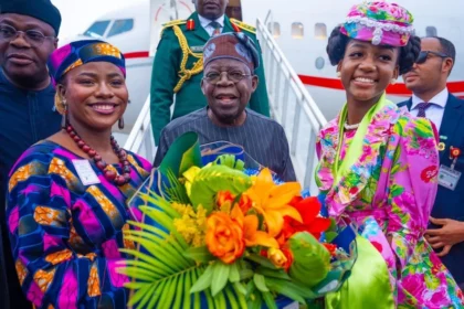 President Tinubu Arrives In Saint Lucia For State Visit [Photos]