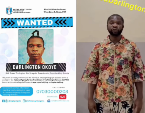 "I’m Not Coming, I Did Nothing Wrong" – Speed Darlington Asks NAPTIP To Pay Him ₦2.5m [Video]