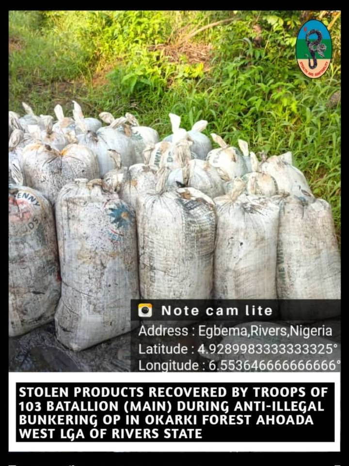 Troops Crack Down on Oil Thieves in Niger Delta, Arrest 46 and Destroy 23 Illegal Refineries 5