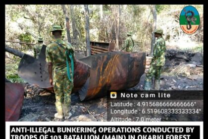Troops Crack Down on Oil Thieves in Niger Delta, Arrest 46 and Destroy 23 Illegal Refineries 12