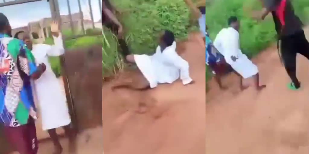 Pastor Beaten After Being Caught Sleeping With Pregnant Member's Wife In His Church [Video]