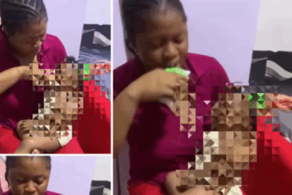 Nigerian Police Reacts To Viral Video Of Woman Giving Child Alcohol To Help Her Sleep