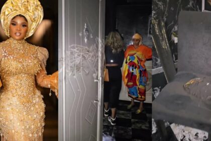 Fire Guts Actress Iyabo Ojo’s Office In Lagos [Video]