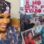 Area Boys Protest Against Iyabo Ojo Over Her Involvement In Late Mohbad's Case [Video]