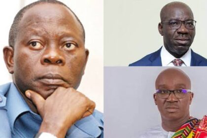 "Probe Obaseki Now, He Must Come Out Of Hiding For Questioning" - Oshiomhole Tells Okpebholo: