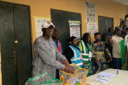 Sanwo-Olu And Wife Casts Vote In Lagos LG Elections 25 Sanwo-Olu And Wife Casts Vote In Lagos LG Elections