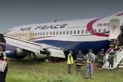 Air Peace Flight Skids Off Runway At Port Harcourt Airport
