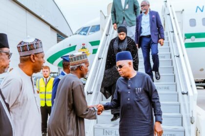 Shettima, Gbajabiamila Arrive In London To Receive Buhari’s Corpse For Burial