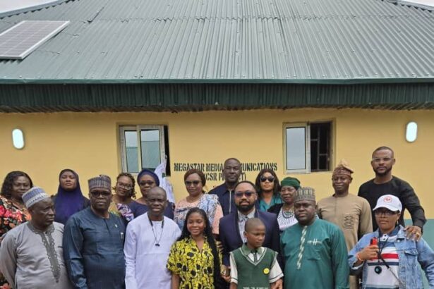 Megastar Media Communications Donates Solar-powered Toilet Facility to Abuja School 2