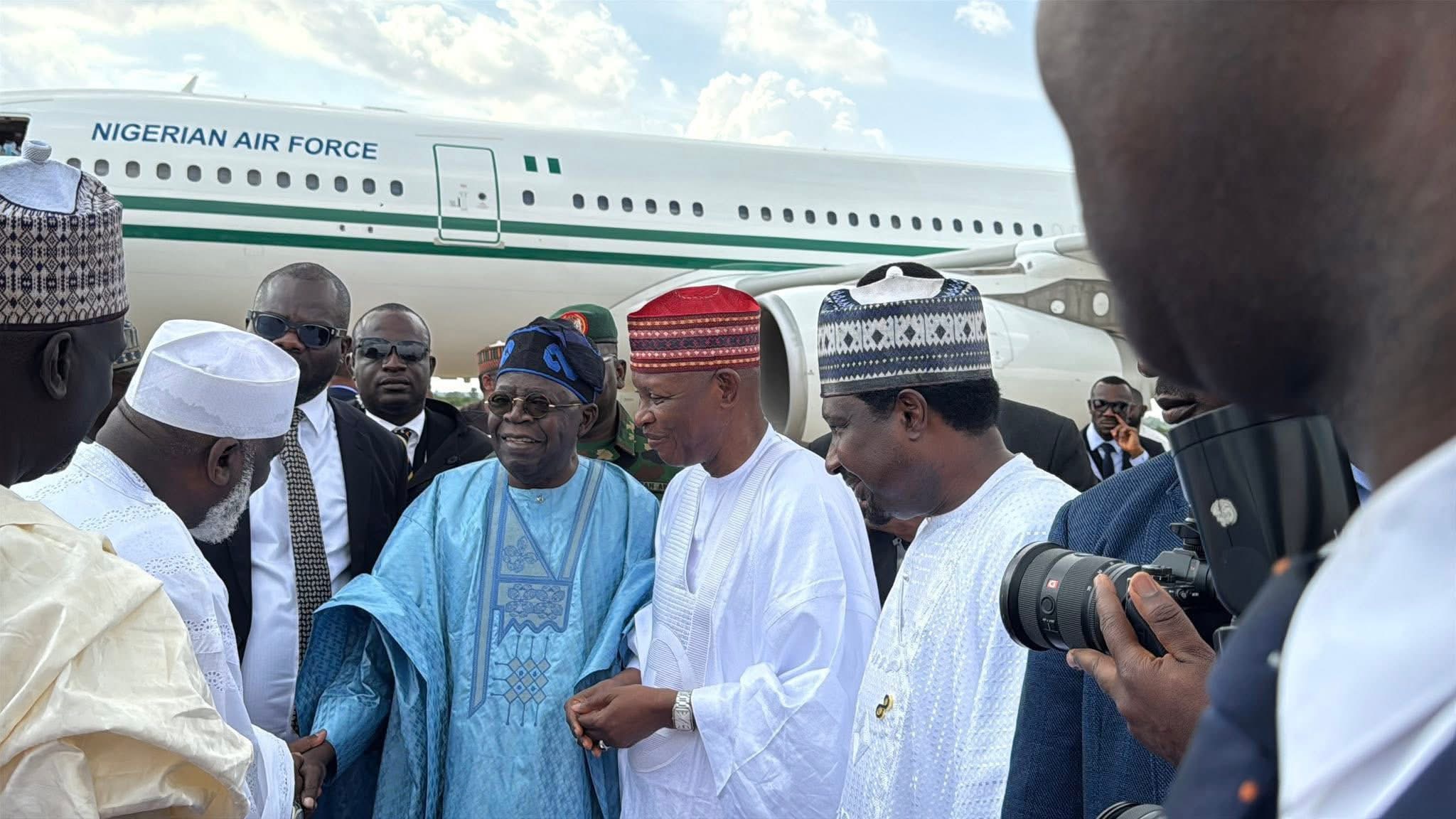 President Tinubu Visits Kano To Offer Condolences To Dantata's Family