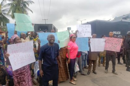 APC Members Stage Protest At Lagos Assembly, Demand Chairman’s Removal