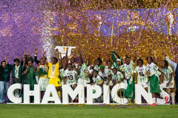 Super Falcons Arrive In Nigeria, Set To Parade 10th WAFCON Trophy In Abuja