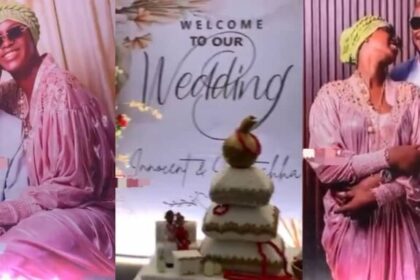 Reactions As 2Face Idibia Marries Natasha Osawaru In Private Wedding [Video]