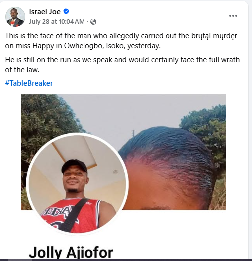 Nigerian Man Allegedly Stabs Lady To Death After Inviting Her To His House [Photos]