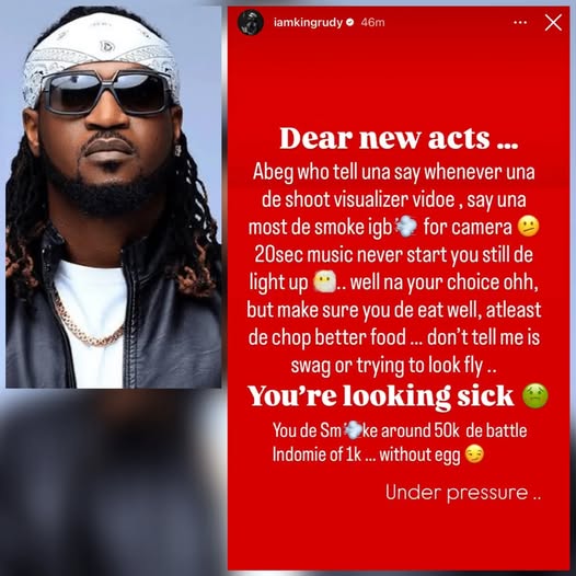 "Stop Smoking On Camera, It Makes You Look Sick" – Paul Okoye Tells New Artists