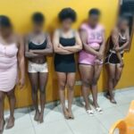 Five Nigerian Sεx Workers Arrested With 7 Men In Ghana