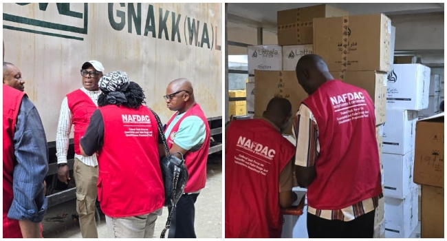 NAFDAC Seizes ₦1.5 Billion Worth Of Banned And Expired Goods At Lagos Market